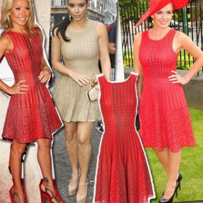 Katherine Jenkins- Kelly Ripa- Kim Kardashian: Ποια φόρεσε καλύτερα το Azzedine Alaia φόρεμα;