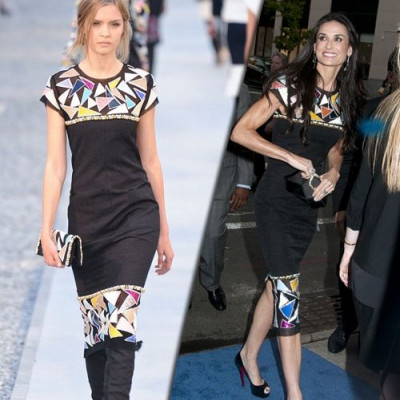 Demi Moore: Πιστή στο μαύρο