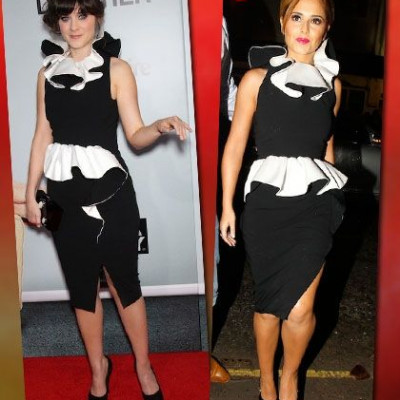 Ένα φόρεμα, δύο διάσημες γυναίκες