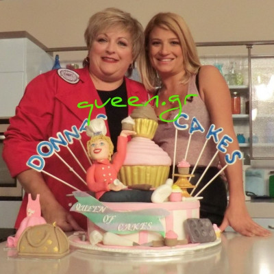 Η Donna στο πρωινό του Mega με την Φαίη Σκορδά..