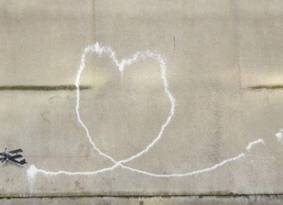 Το αεροπλάνο της αγάπης του Banksy