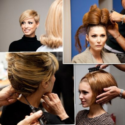 Τα μαλλιά φούσκωσαν στο fashion show του Βασίλη Ζούλια