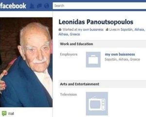 Ο γηραιότερος Έλληνας χρήστης του Facebook είναι 104 ετών! (pics)