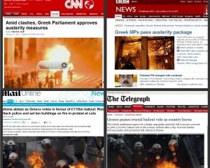 Οι εικόνες καταστροφής της Αθήνας κάνουν το γύρο του κόσμου (pics)