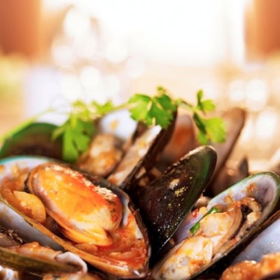 Μύδια με ινδικά αρώματα