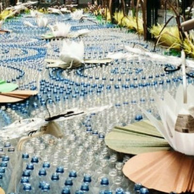 Τα οικολογικά νούφαρα: μια καλλιτεχνική εγκατάσταση