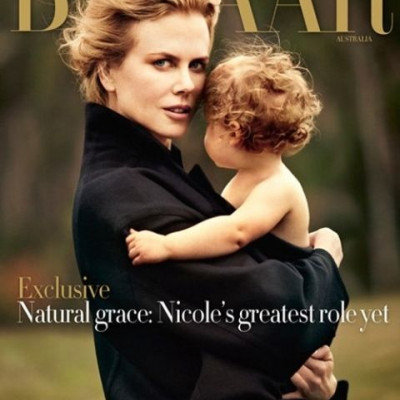 To εξώφυλλο της Nicole Kidman με την κόρη της