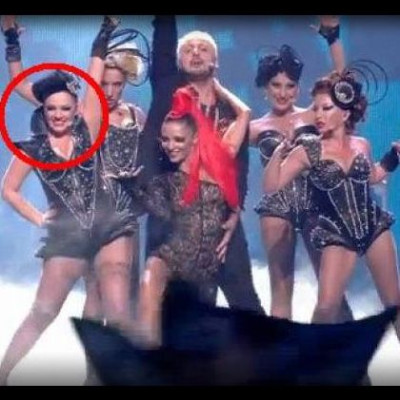 Eurovision 2012: Αναγνωρίζετε την κοπέλα που κάνει φωνητικά στη Γεωργία;