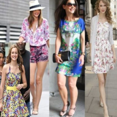 Οι celebrities επιμένουν με φλοράλ!