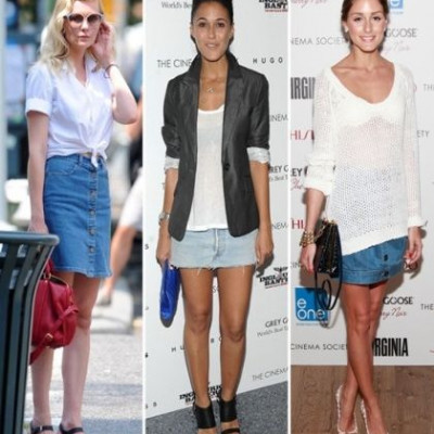 Καιρός να βγάλετε τις denim φούστες σας από τη ντουλάπα!
