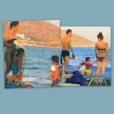 Ευθυμιάδης – Ντιμιτριέβιτς: Στη θάλασσα με τις κόρες τους