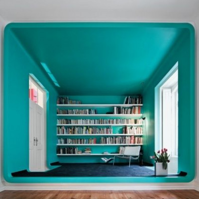 Pop-art αρχιτεκτονική γεμάτη χρώμα