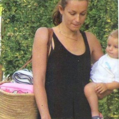 Κάτια Ζυγούλη: Στην παραλία με τα παιδιά