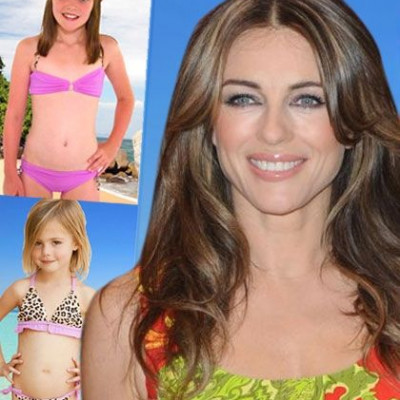 Elizabeth Hurley: Η παιδική swimwear σειρά της προκαλεί αντιδράσεις