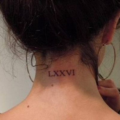 Το νέο τατουάζ της…