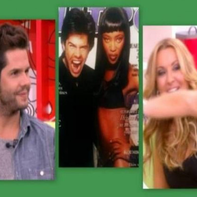 Η φωτογράφηση του Τσαλίκη με την Ναόμι Κάμπελ και το… λάθος της διευθύντριας Γερμανού