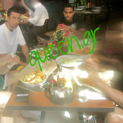 The players lunch  ...