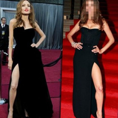 Ποια διάσημη star αντιγράφει την Angelina Jolie και πετάει μπούτι έξω;