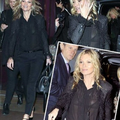 H Kate Moss τα «πετάει» για άλλη μια φορά έξω