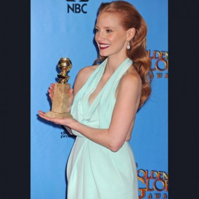 Βήμα- βήμα: Το μακιγιάζ της Jessica Chastain στις Χρυσές Σφαίρες