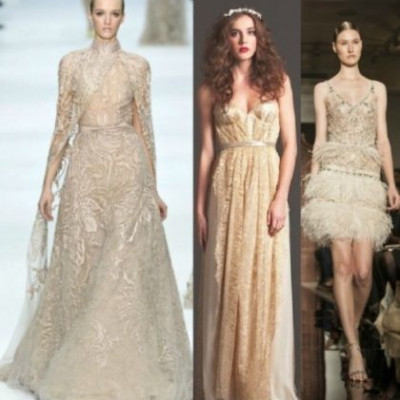 Το 2013 προστάζει: Νυφικά με χρώμα