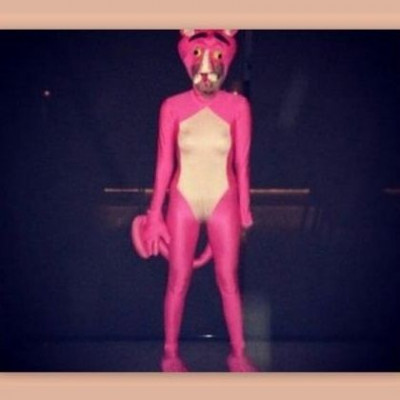 Γνωστή τραγουδίστρια ντύθηκε … ροζ πάνθηρας