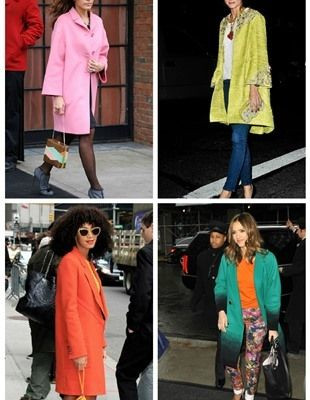 Ουράνιο τόξο: Ποιες star επιλέγουν χρωματιστά παλτό και πώς τα συνδυάζουν;