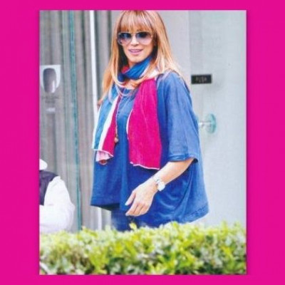 Έλλη Κοκκίνου: Ντυμένη στα χρώματα του Πανιωνίου!