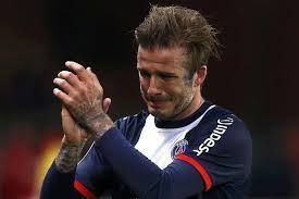 Tears 4 Beackham in his last game of his career
