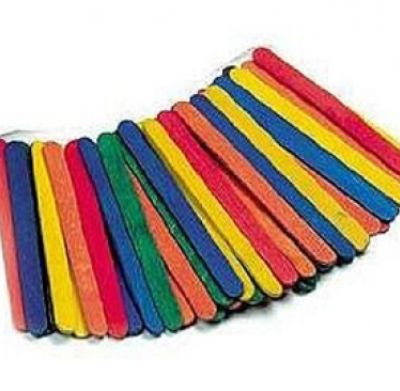 Βαζάκι για την βεράντα από χρωματιστά ξυλάκια παγωτού!