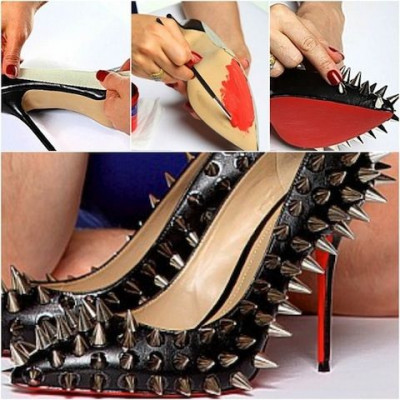 Πώς να μετατρέψεις τις μαύρες γόβες σου σε Louboutin!