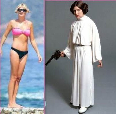 Η Φαίη Σκορδά εμπνέεται από την πριγκίπισσα Leia του Star Wars!