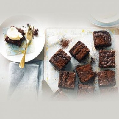 Brownies σοκολάτας με άρωμα βανίλιας