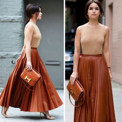 Miroslava Duma: η αποθέωση του πλισέ