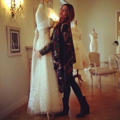 Δέσποινα Βανδή: Τώρα και σχεδιάστρια νυφικών;