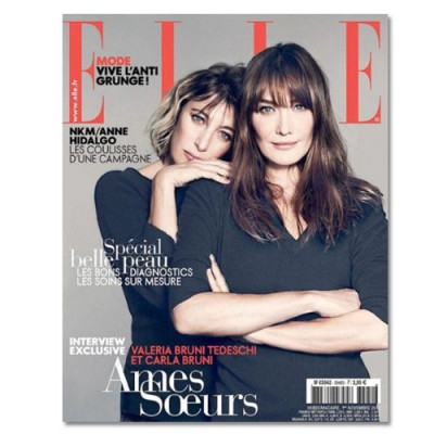 Οι αδελφές Bruni στο εξώφυλλο του Elle