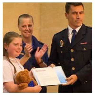 11χρονη ηρωίδα έσωσε τη ζωή του πατέρα της