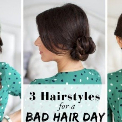 Bad Hair Day; Σας έχουμε την τέλεια λύση με 3 πανεύκολα χτενίσματα