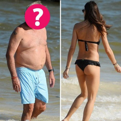 Το πιο αταίριαστο ζευγάρι! Ο πάμπλουτος επιχειρηματίας και η... κορμάρα!