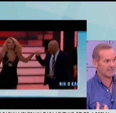 Ο Κωστόπουλος «έδωσε στεγνά» την Μενεγάκη στον αέρα του Πρωινού Mou για το σέξι φόρεμά της