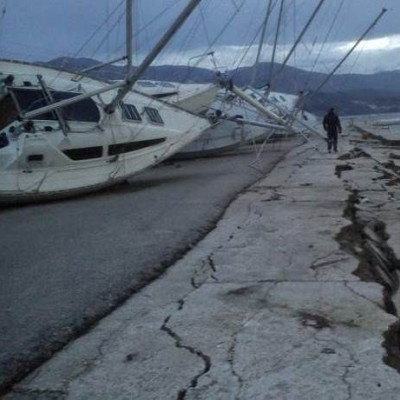 Δείτε συγκλονιστικές φωτογραφίες από το νέο σεισμό στην Κεφαλονιά