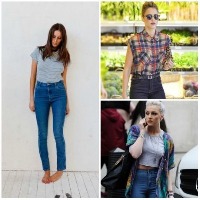 Πώς να συνδυάσω το ψηλόμεσο denim παντελόνι μου;