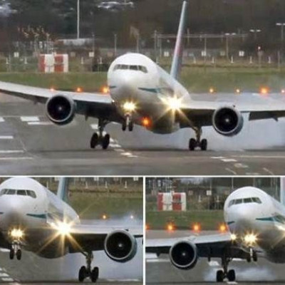 Βίντεο: Προσγείωση αεροπλάνου που... παγώνει το αίμα!
