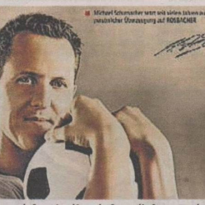 Σάλος με την αφίσα του Σουμάχερ: Διαφημίζει εμφιαλωμένο νερό!