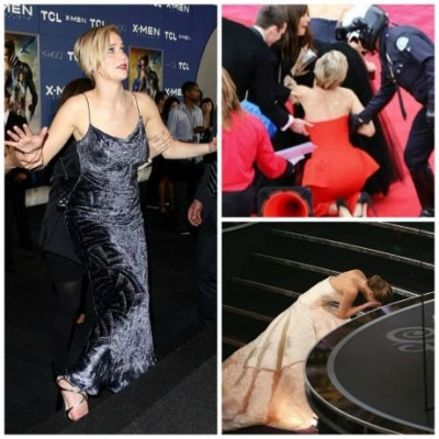 Επίτηδες το κάνει! Η Jennifer Lawrence σε ακόμη ένα στραβοπάτημα