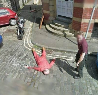 Η υπηρεσία Google Street View, ανακάλυψε δολοφονία! (pics)