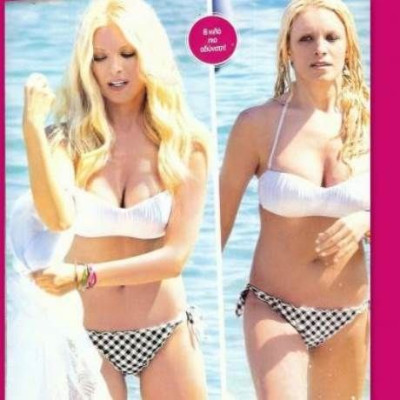 Η Κατερίνα Καινούργιου με μαγιό και δίχως ρετούς