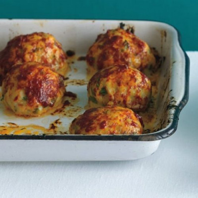 Αφράτοι και λαχταριστοί κεφτέδες κοτόπουλου στο φούρνο!