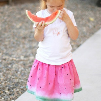 Φτιάξτε την τέλεια φούστα- καρπούζι για το κοριτσάκι σας