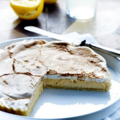 Τάρτα λεμονιού µε µαρέγκα